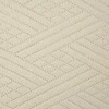 Eurofirany DESIGN 91 BONI / 4 Lovatiesė su geometriniu raštu, išgautu karšto spaudimo technika (hot press), 200X220 cm, spalva: kreminė