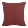 Eurofirany DESIGN 91 ALARA / 3 Pagalvės užvalkalas su geometriniu raštu, dygsniuotu karšto spaudimo būdu (hot press), 40X40 cm, spalva: bordinė
