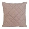 Eurofirany DESIGN 91 ALARA / 3 Pagalvės užvalkalas su geometriniu raštu, dygsniuotu karšto spaudimo būdu (hot press), 40X40 cm, spalva: tamsiai rožinė