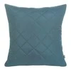 Eurofirany DESIGN 91 ALARA / 3 Pagalvės užvalkalas su geometriniu raštu, dygsniuotu karšto spaudimo būdu (hot press), 40X40 cm, spalva: tamsi turkio