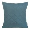 Eurofirany DESIGN 91 ALARA / 3 Pagalvės užvalkalas su geometriniu raštu, dygsniuotu karšto spaudimo būdu (hot press), 40X40 cm, spalva: tamsi turkio