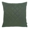 Eurofirany DESIGN 91 ALARA / 3 Pagalvės užvalkalas su geometriniu raštu, dygsniuotu karšto spaudimo būdu (hot press), 40X40 cm, spalva: tamsiai žalia