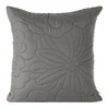 Eurofirany DESIGN 91 ALARA / 4 Pagalvės užvalkalas su įspaustu karšto spaudimo būdu gėlių raštu, 40X40 cm, spalva: tamsi smėlio