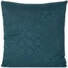 Eurofirany DESIGN 91 BONI / 5 Pagalvės užvalkalas su karšto spaudimo technika įspaustu skiautinių motyvu, 40X40 cm, spalva: tamsi turkio