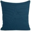 Eurofirany DESIGN 91 BONI / 6 Pagalvės užvalkalas su karšto spaudimo būdu įspaustu lapų raštu, 40X40 cm, spalva: mėlyna