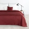 Eurofirany DESIGN 91 BONI / 5 Lovatiesė su karšto spaudimo technika įspaustu skiautinių motyvu, 170X210 cm, spalva: plytų Lovatiesė