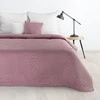 Eurofirany DESIGN 91 BONI / 5 Lovatiesė su karšto spaudimo technika įspaustu skiautinių motyvu, 170X210 cm, spalva: rožinė Lovatiesė