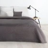 Eurofirany DESIGN 91 BONI / 5 Lovatiesė su karšto spaudimo technika įspaustu skiautinių motyvu, 170X210 cm, spalva: grafito Lovatiesė