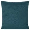 Eurofirany DESIGN 91 BONI / 5 Pagalvės užvalkalas su karšto spaudimo technika įspaustu skiautinių motyvu, 40X40 cm, spalva: tamsi turkio