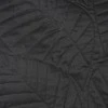 Eurofirany DESIGN 91 BONI / 6 Lovatiesė, dygsniuota karšto spaudimo būdu su lapų raštu, 170X210 cm, spalva: juoda Lovatiesė