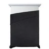 Eurofirany DESIGN 91 BONI / 6 Lovatiesė, dygsniuota karšto spaudimo būdu su lapų raštu, 170X210 cm, spalva: juoda Lovatiesė