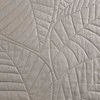 Eurofirany DESIGN 91 BONI / 6 Lovatiesė, dygsniuota karšto spaudimo būdu su lapų raštu, 170X210 cm, spalva: sidabrinė Lovatiesė
