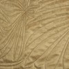 Eurofirany DESIGN 91 LUIZ / 4 Aksominė lovatiesė, dygsniuota karšto spaudimo būdu su palmių lapų raštu, 170X210 cm, spalva: smėlio Lovatiesė