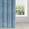 Eurofirany DIVA LINE RIA Minkšto aksomo naktinė užuolaida, 140X250 cm, kilpos / žiedai, spalva: mėlyna
