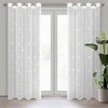 Eurofirany Euro užuolaidos FIR/ELSA/B+GELTONA 140X250 SKAIDRI