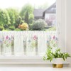 Eurofirany FIR / LAURA / B + ROŽINĖ 30X150 Dieninės užuolaidos
