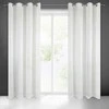 Eurofirany Dieninės užuolaidos Lucy, baltos, 1400 mm x 2500 mm Dieninės užuolaidos