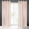Eurofirany FIR / REBECCA / Rožinis 140X250 TRANS Dieninės užuolaidos