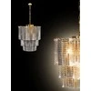 Pakabinamas šviestuvas Eurofirany L / DALIA / 04 PLIENAS RD42X50-150CM