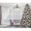 Eurofirany L / GLITTER / 03 RD95X70-134CM