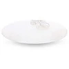 Eurofirany LIMITED COLLECTION BLANCA5 Dekoratyvinė lėkštė su lapų motyvu, ∅ 37 X 4 cm, spalva: balta/auksinė