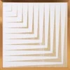 Eurofirany LIMITED COLLECTION BLANCA6 Paveikslas su auksiniu atspaudu aukso spalvos rėmelyje, 53X53 cm, spalva: balta / auksinė