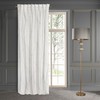 Eurofirany LIMITED COLLECTION BLANCA3A Naktinė užuolaida iš minkšto aksomo su geometriniu raštu, 140X270 cm, juosta, spalva: šampano