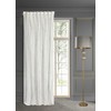 Eurofirany LIMITED COLLECTION BLANCA3A Naktinė užuolaida iš minkšto aksomo su geometriniu raštu, 140X270 cm, juosta, spalva: šampano