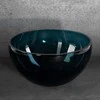 Eurofirany LIMITED COLLECTION LILI6 Meninio stiklo dubuo, ∅ 25 X 13 cm, spalva: turkio