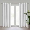 Eurofirany Balta Tiffany užuolaida, 135x250 cm, dekoruota moherio siūlais, su žiedais, poliesterio langų uždangalas, elegantiškas namų dekoras, dieninė užuolaida svetainei