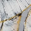 Eurofirany Abstraktus rankomis tapytas paveikslas ant drobės, pelenų pilkumo ir mėlyni tonai, 82x122 cm, modernus sienų dekoras svetainei miegamajam biurui