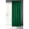 Eurofirany PIERRE CARDIN SIBEL Naktinė užuolaida iš minkšto aksomo, 260 g/m2, 140X270 cm, juosta / tunelis / kabliukai, spalva: žalia