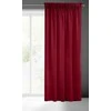 Eurofirany PIERRE CARDIN SIBEL Naktinė užuolaida iš minkšto aksomo, 260 g/m2, 140X270 cm, juosta / tunelis / kabliukai, spalva: bordinė