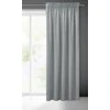 Eurofirany PIERRE CARDIN SIBEL Naktinė užuolaida iš minkšto aksomo, 260 g/m2, 140X270 cm, juosta / tunelis / kabliukai, spalva: pilka