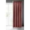 Eurofirany PIERRE CARDIN SIBEL Naktinė užuolaida iš minkšto aksomo, 260 g/m2, 140X270 cm, juosta / tunelis / kabliukai, spalva: rožinė