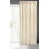 Eurofirany PIERRE CARDIN SIBEL Naktinė užuolaida iš minkšto aksomo, 260 g/m2, 140X270 cm, juosta / tunelis / kabliukai, spalva: kreminė