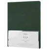 Užtempiama dvigulės lovos paklodė Diva, 220 x 200+40 cm, tamsiai žalia