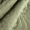 Eurofirany Geometrinė dekoratyvinė lovatiesė 200x220 cm, lengvas poliesterio užtiesalas, modernus miegamojo dekoras, žalias geometrinis pledas Lovatiesė