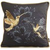 Eurofirany SI/PO/VELVET/01 45X45 Juodas+GOLD