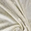 Eurofirany minkšto aksomo užuolaida ARETA su boho stiliaus raštu / 200 g/m2 / 140x250 / kreminės spalvos