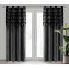 Eurofirany SAULĖS/AURA/Juodas 140X250 JUNGIKLIS
