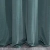 Eurofirany vienspalvė storesnio minkšto aksomo naktinė užuolaida KRISTI, 140X270 cm, 330 g/m2, juosta/ tunelis, spalva: mėlyna