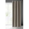 Eurofirany LOGAN blackout tipo temdanti naktinė užuolaida, 135X250 cm, kilpos / žiedai, spalva: tamsi smėlio