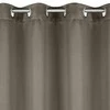 Eurofirany LOGAN blackout tipo temdanti naktinė užuolaida, 140X270 cm, kilpos / žiedai, spalva: tamsiai rusva