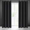 Eurofirany LOGAN blackout tipo temdanti naktinė užuolaida, 135X250 cm, kilpos / žiedai, spalva: juoda