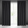 Eurofirany Užuolaida Logan Blackout juoda, juosta 135x270 cm