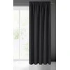 Eurofirany Užuolaida Logan Blackout juoda, juosta 135x270 cm