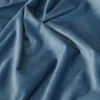 Eurofirany DIVA LINE RIA Minkšto aksomo naktinė užuolaida, 140X250 cm, kilpos / žiedai, spalva: tamsiai mėlyna