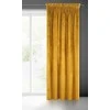 Naktinė užuolaida iš minkšto aksomo Eurofirany DIVA LINE RIA 140X270 cm, juosta/ tunelis/ kabliukai, 300g/m2, spalva: garstyčių