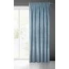 Naktinė užuolaida iš minkšto aksomo Eurofirany DIVA LINE RIA 140X270 cm, juosta/ tunelis/ kabliukai, 300g/m2, spalva: mėlyna